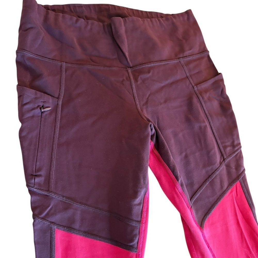 Athleta All In Structure Colorblock Exercise Legg… - image 5